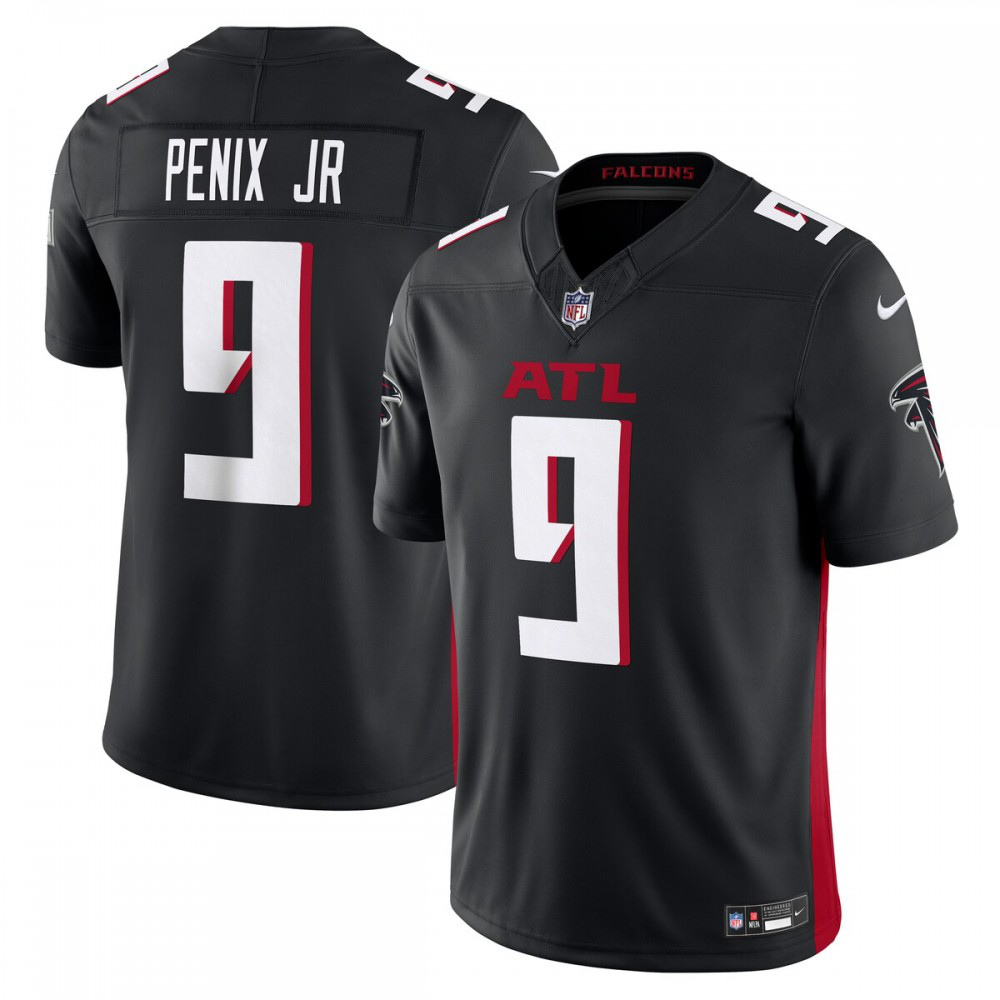 Michael Penix Jr. Atlanta Falcons Nike Vapor F.U.S.E. Limited Jersey - Black-GridironStore